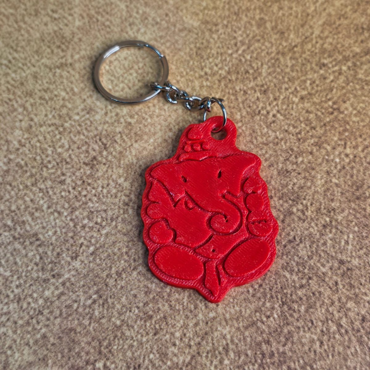 3D printed Lord Ganesh keychain