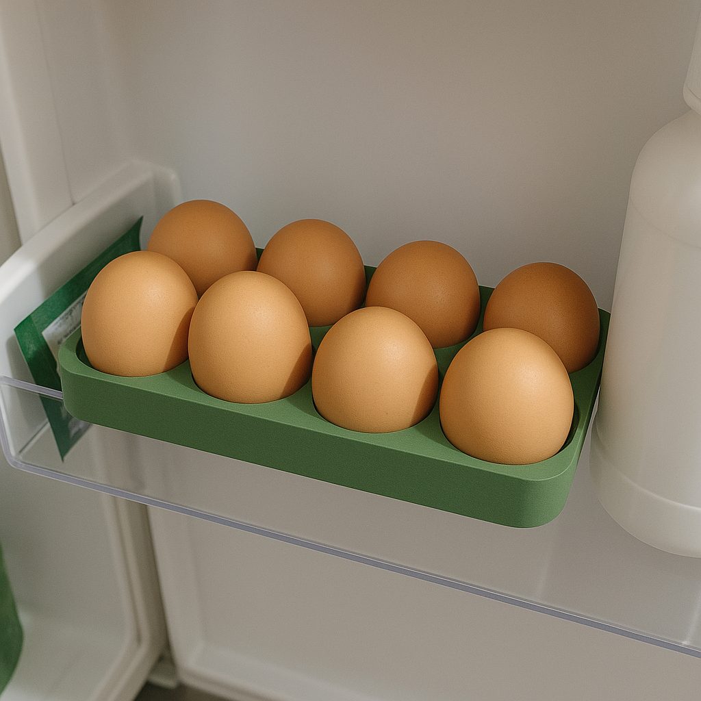 Compact egg tray
